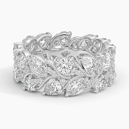 Camellia Eternity Lab Diamond Ring