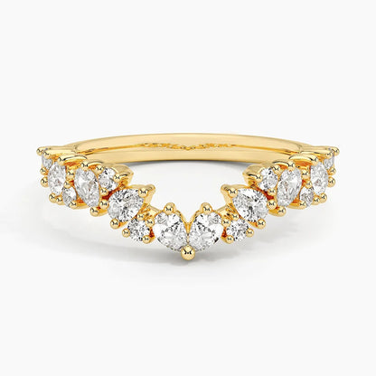 Olivetta Contoured Lab Diamond Ring (1/2 ct. tw.)