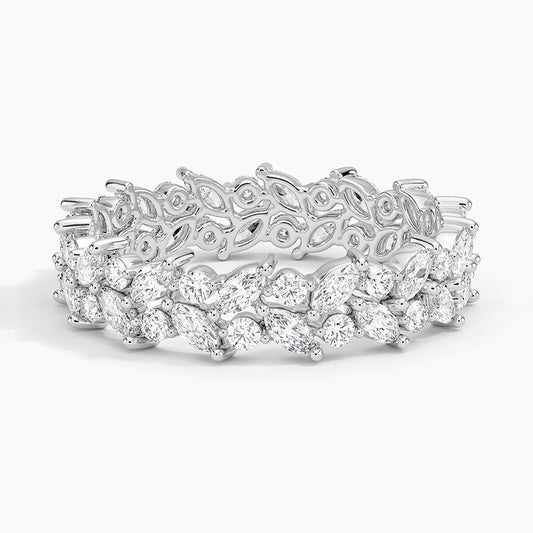 Jardiniere Eternity Lab Diamond Ring