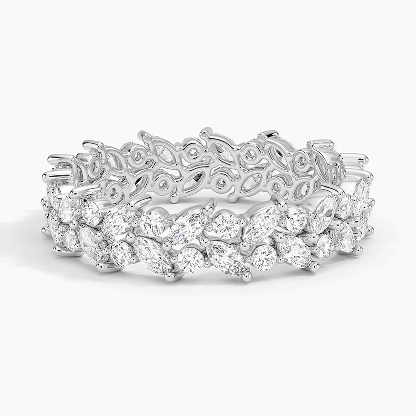Jardiniere Eternity Lab Diamond Ring