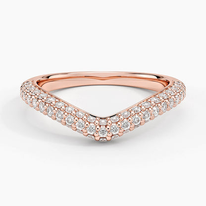 Petite Adelaide Curved Lab Diamond Ring (1/2 ct. tw.)