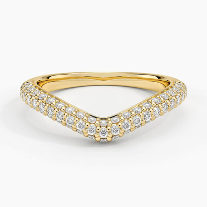 Petite Adelaide Curved Lab Diamond Ring (1/2 ct. tw.)