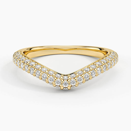 Petite Adelaide Curved Lab Diamond Ring (1/2 ct. tw.)