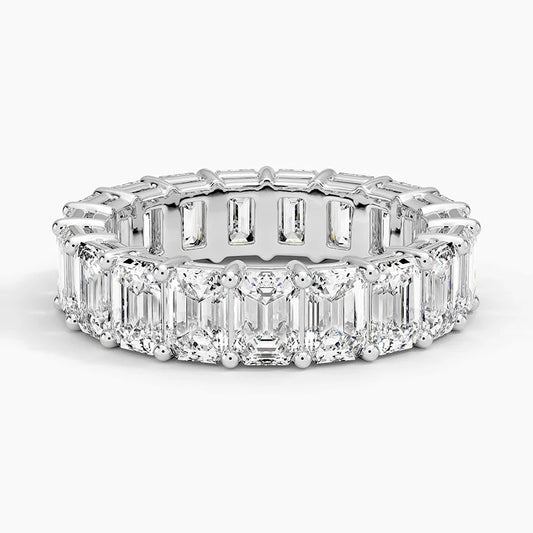 Emerald Eternity Lab Diamond Ring (6 ct. tw.)