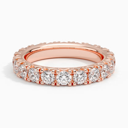 French Pavé Eternity Lab Diamond Ring (2 ct. tw.)
