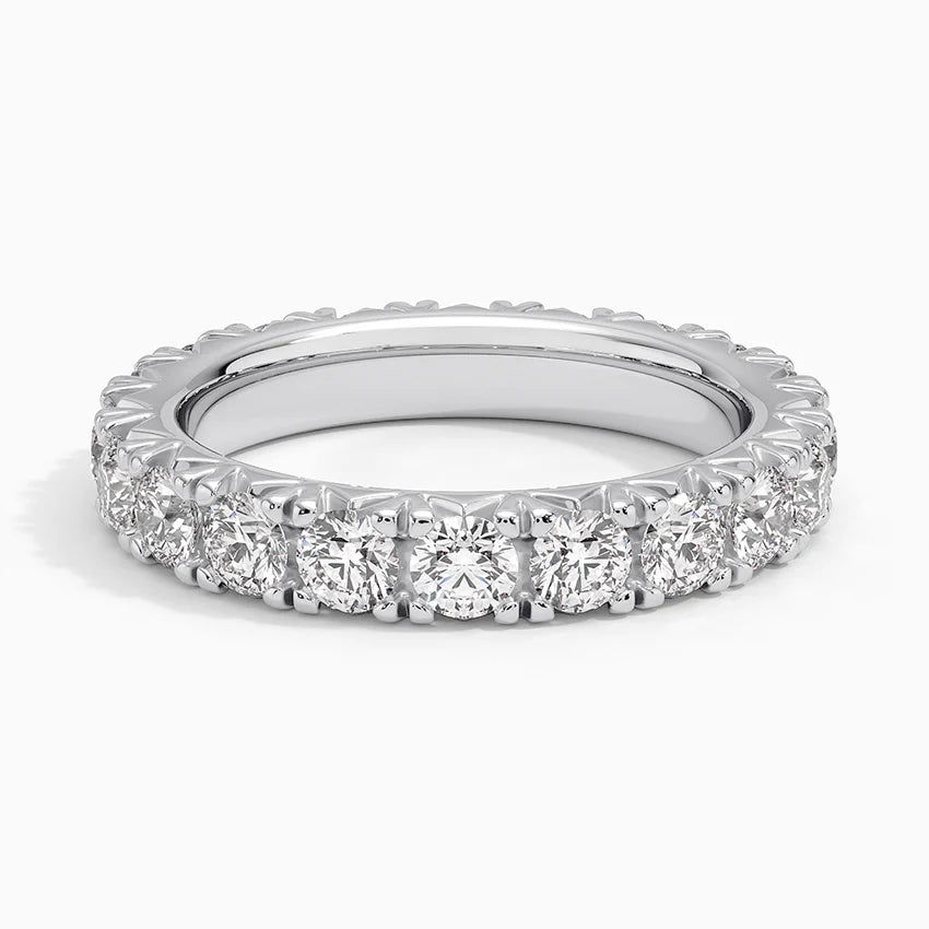 French Pavé Eternity Lab Diamond Ring (2 ct. tw.)