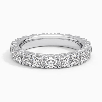 French Pavé Eternity Lab Diamond Ring (2 ct. tw.)
