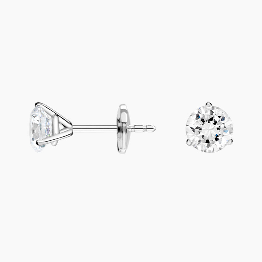 Perfect Martini Lab Diamond Stud Earrings (1 ct. tw.)