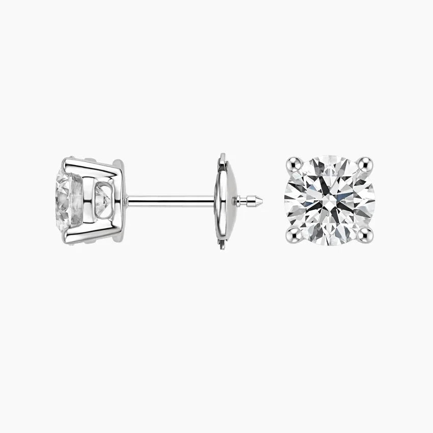 Perfect 4-Prong Certified Lab Diamond Stud Earrings (2 ct. tw.)