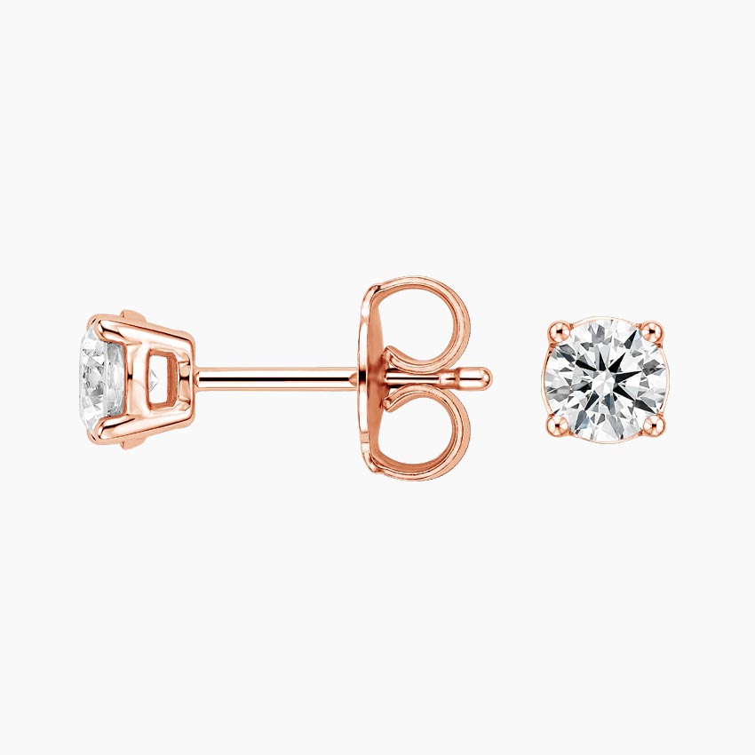 Perfect 4-Prong Lab Diamond Stud Earrings (1/2 ct. tw.)