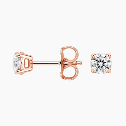 Perfect 4-Prong Lab Diamond Stud Earrings (1/2 ct. tw.)