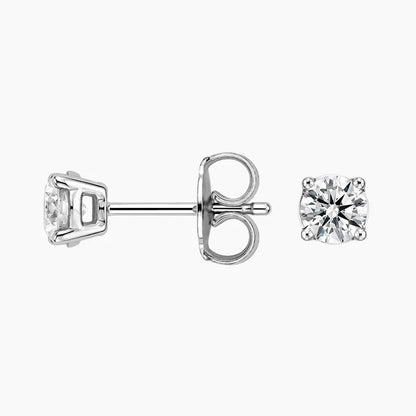 Perfect 4-Prong Lab Diamond Stud Earrings (1/2 ct. tw.)