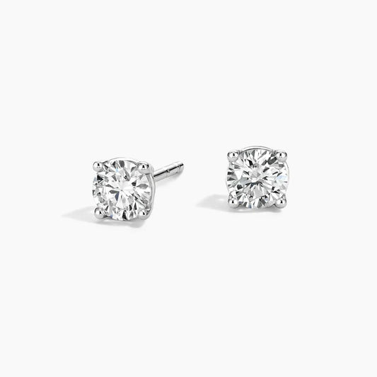 Perfect 4-Prong Lab Diamond Stud Earrings (1/2 ct. tw.)