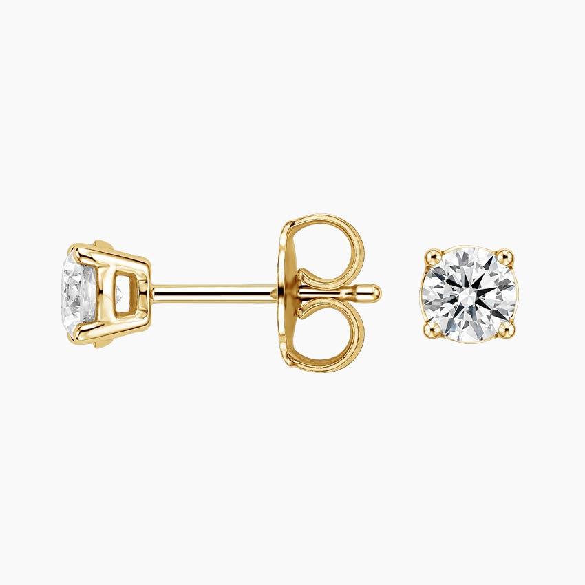 Perfect 4-Prong Lab Diamond Stud Earrings (1/2 ct. tw.)