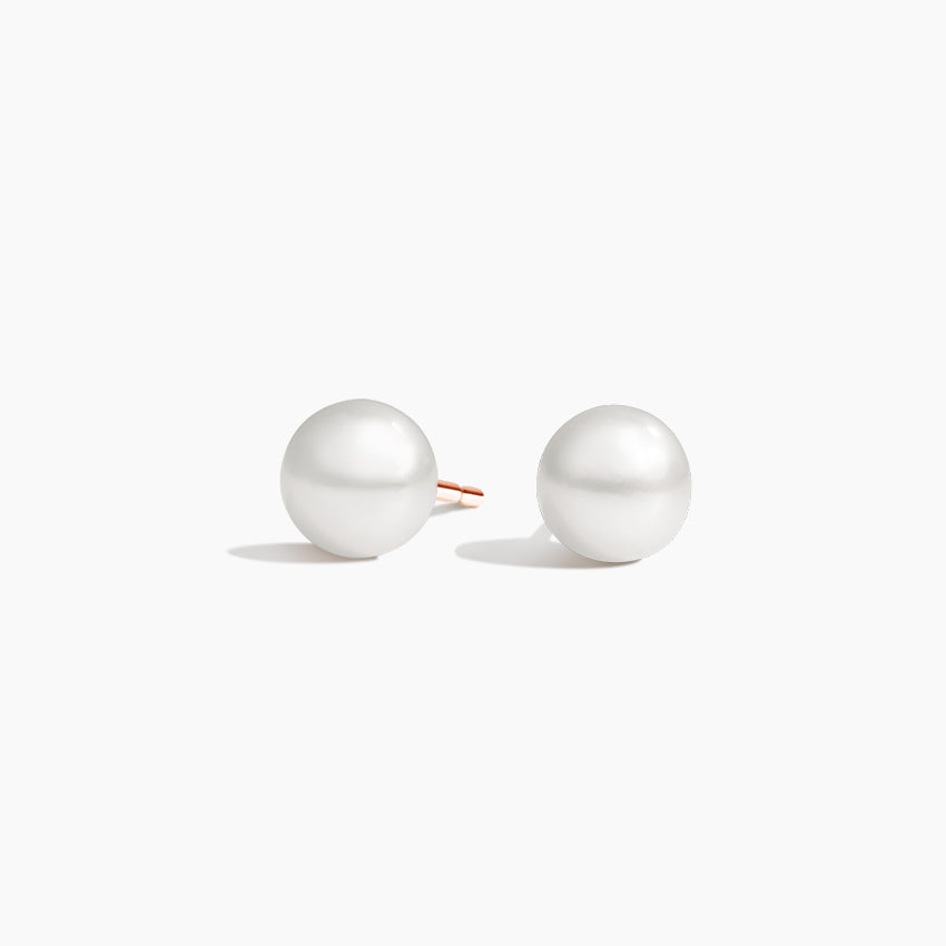 Premium Akoya Cultured Pearl Stud Earrings (6mm)