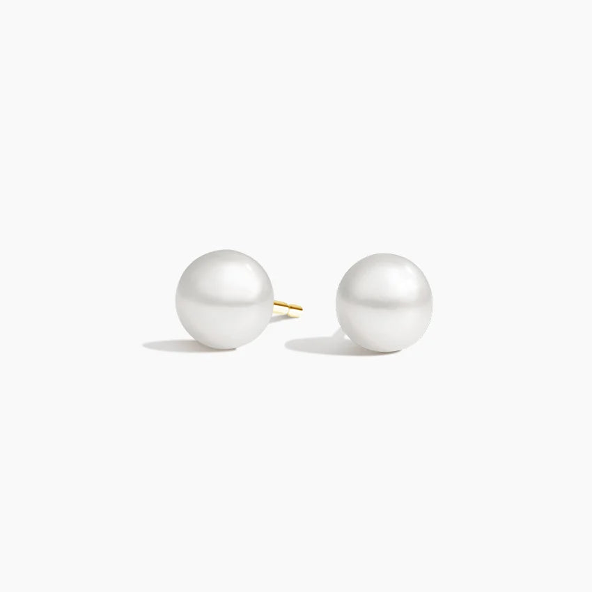 Premium Akoya Cultured Pearl Stud Earrings (6mm)