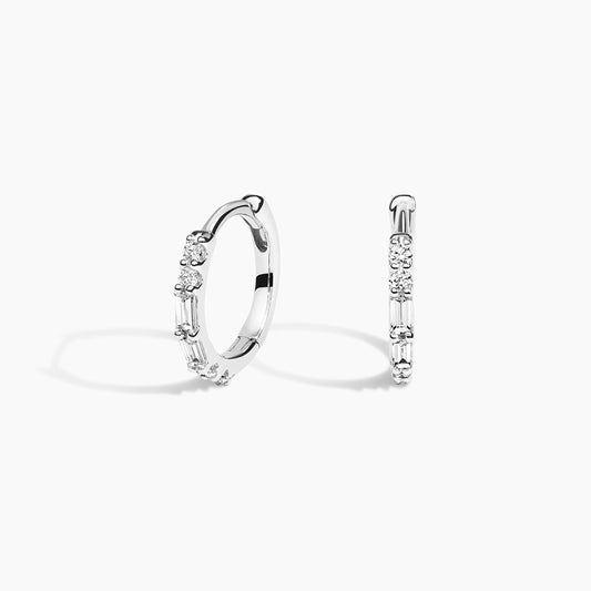 Allegra Diamond Hoop Earrings (1/8 ct. tw.)