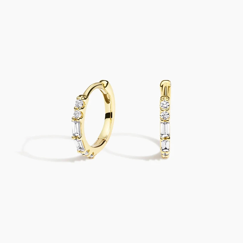 Allegra Diamond Hoop Earrings (1/8 ct. tw.)
