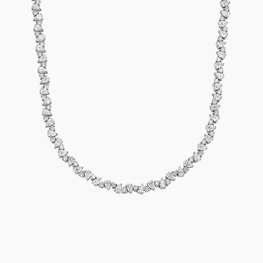 Olivetta Lab Diamond Tennis Necklace (7 ct. tw.)