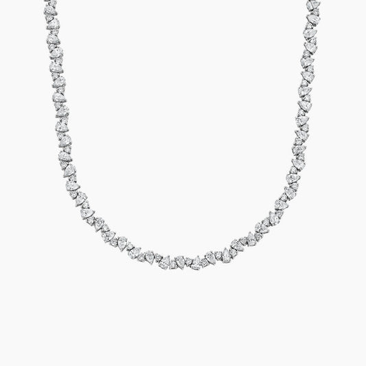 Olivetta Lab Diamond Tennis Necklace (7 ct. tw.)
