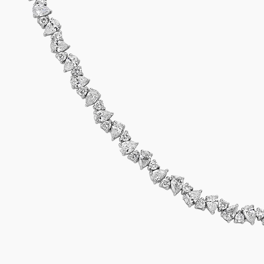 Olivetta Lab Diamond Tennis Necklace (7 ct. tw.)