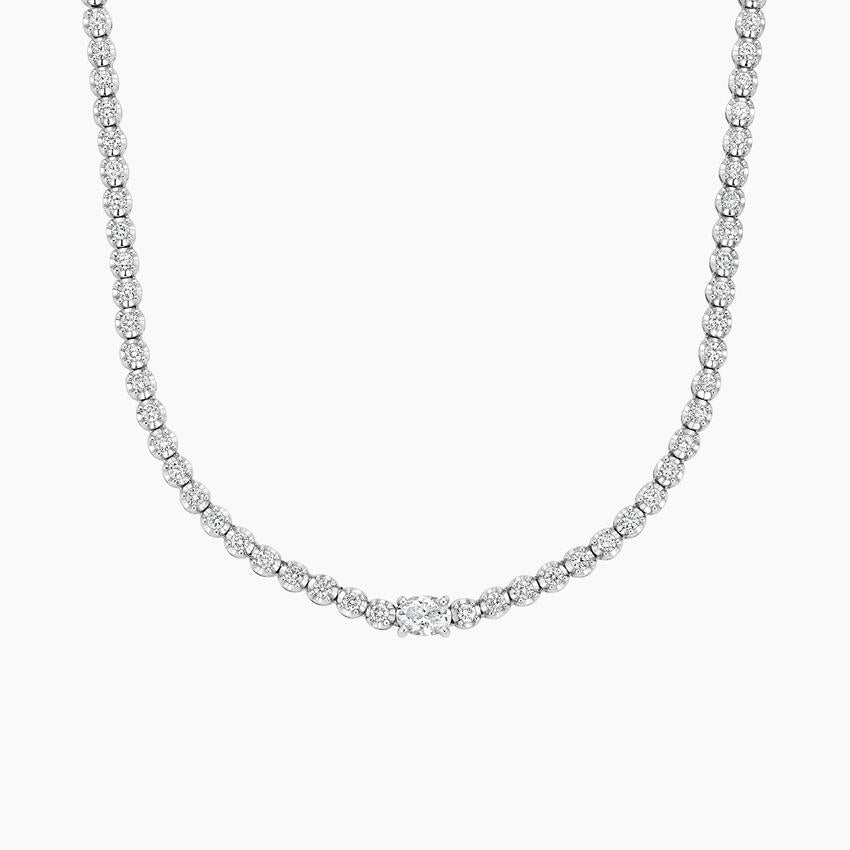Harriet Lab Diamond Tennis Necklace (2 3/4 ct. tw.)
