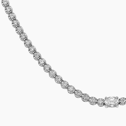 Harriet Lab Diamond Tennis Necklace (2 3/4 ct. tw.)