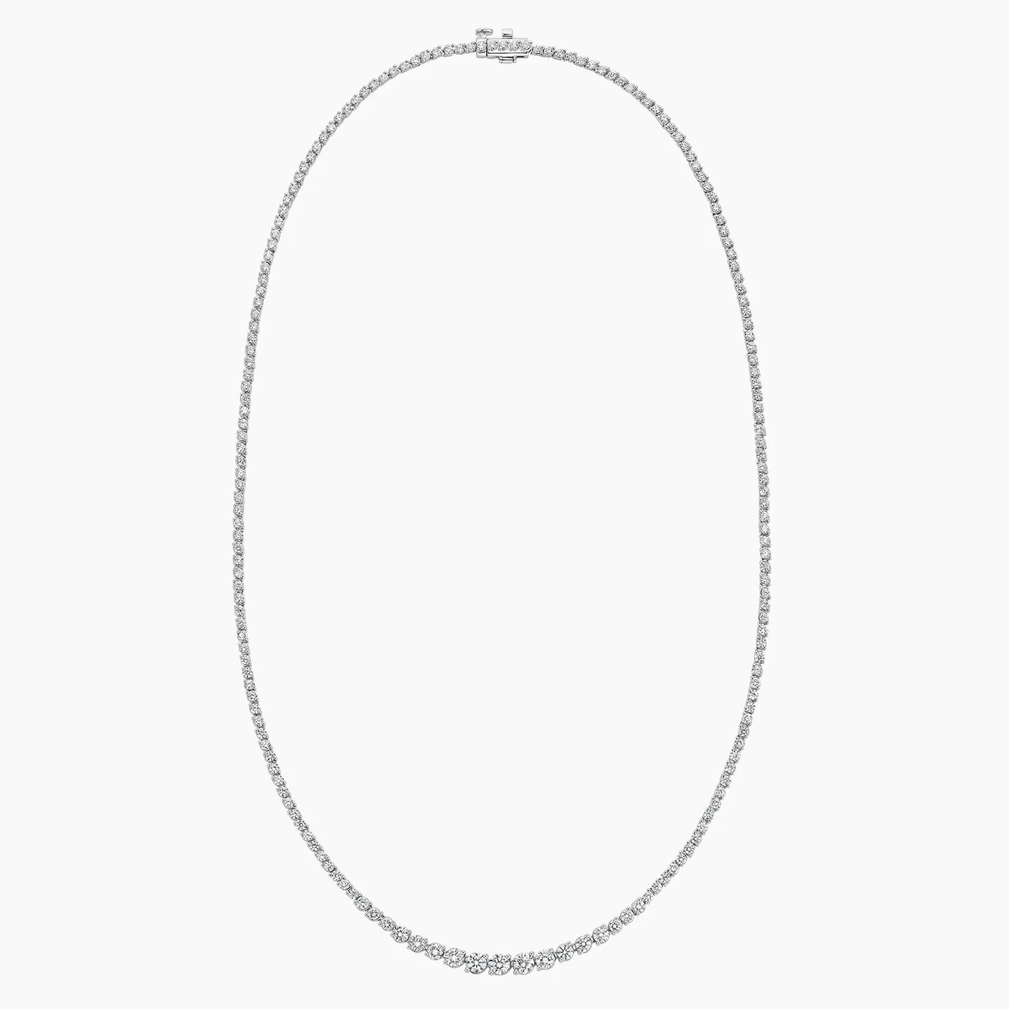 Angled Lab Diamond Riviere Tennis Necklace (5 1/2 ct. tw.)