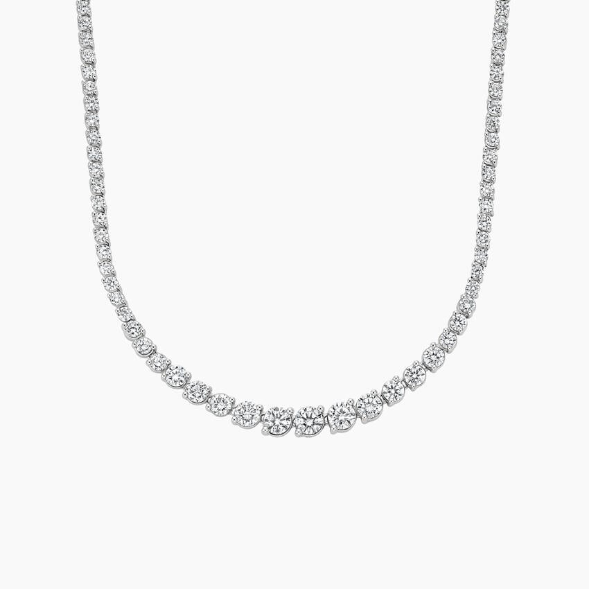 Petite Lab Diamond Tennis Necklace (2 1/5 ct. tw.)