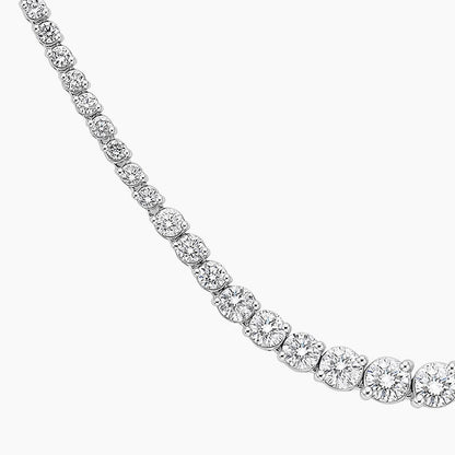 Angled Lab Diamond Riviere Tennis Necklace (5 1/2 ct. tw.)