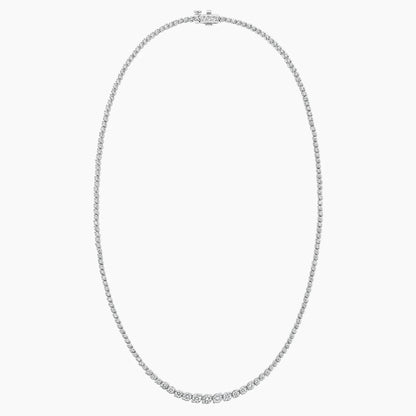 Angled Lab Diamond Riviere Tennis Necklace (5 ct. tw.)