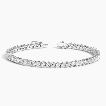 Angled Pear Lab Diamond Tennis Bracelet (6 ct. tw.)