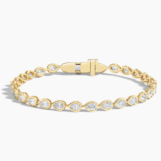 Pear Lab Diamond Bezel Tennis Bracelet (2 3/4 ct. tw.)