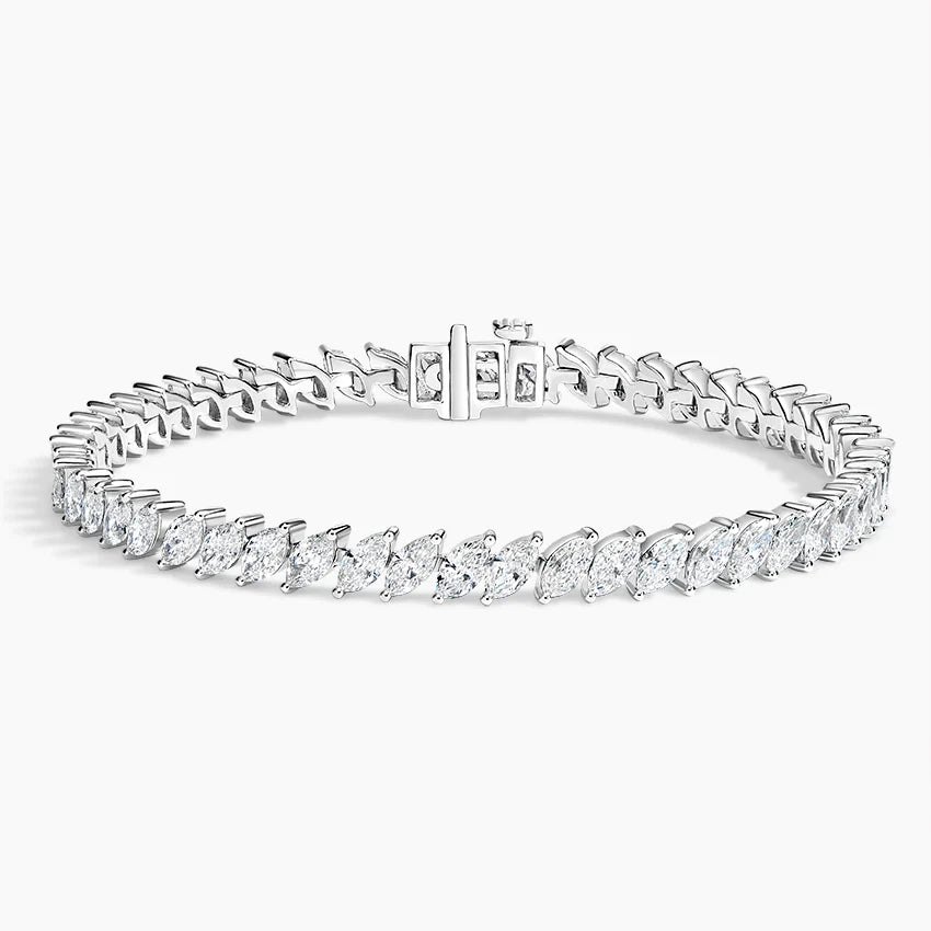 Marquise Lab Diamond Tennis Bracelet (8 1/3 ct. tw.)