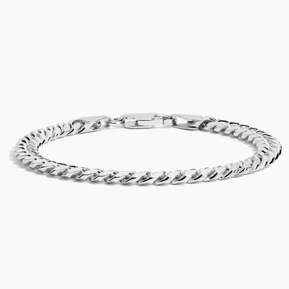 Dani 8.5 in. Cuban Link Bracelet in Silver