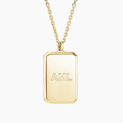 Homme Engravable Tag Pendant